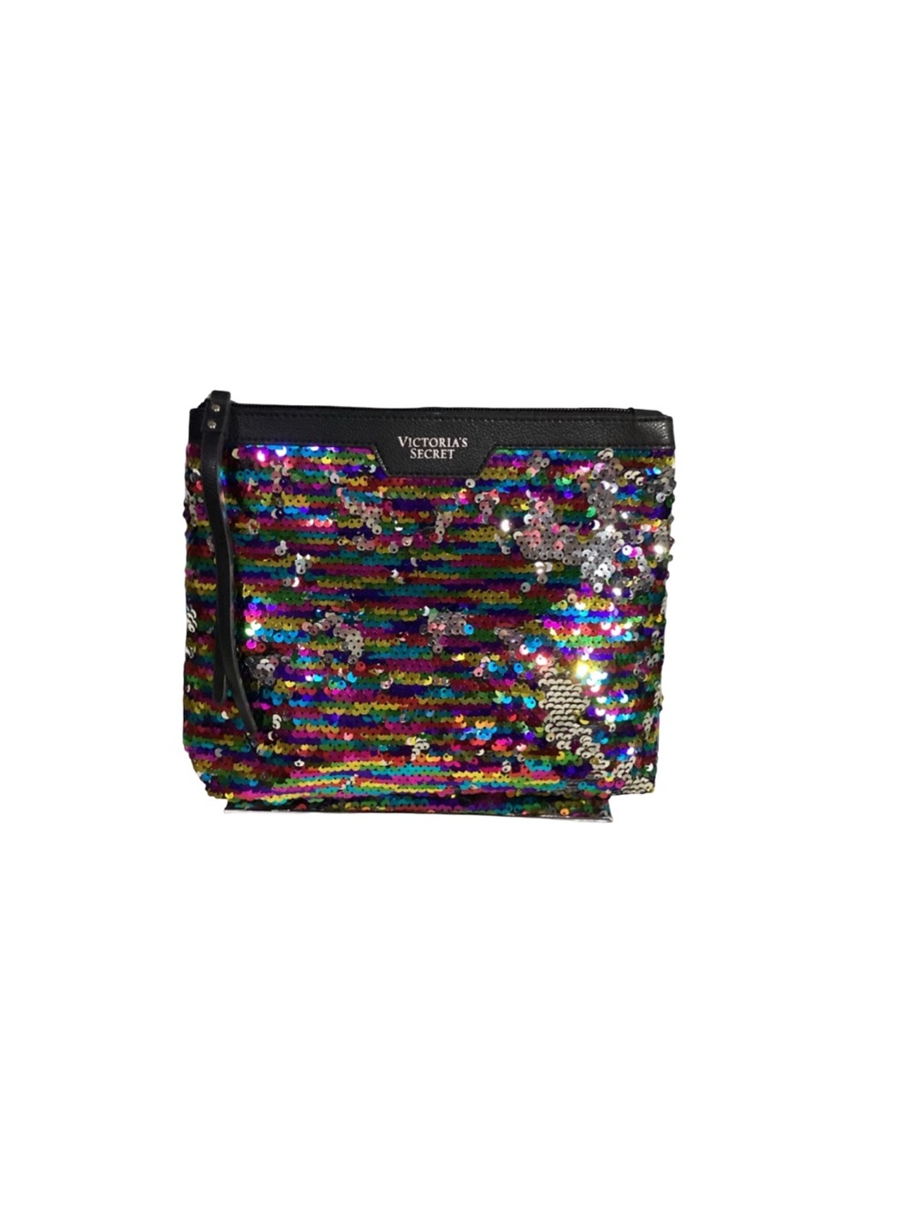 Victoria’s Secret Colorful Sequin Sparkle Cosmetic Travel Bag